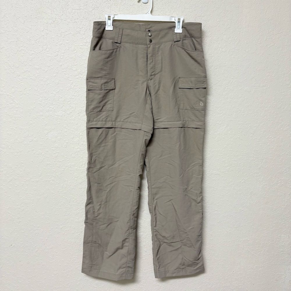 The North Face Paramount Porter Trail Convertible Pants Size 12 Khaki Hiking